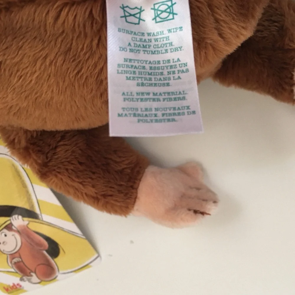 NEW Curious George Plush Stuffed Animal